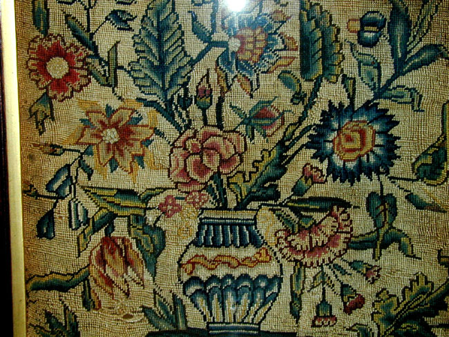 An English Embroidered Panel circa 1720-1740 — image 2