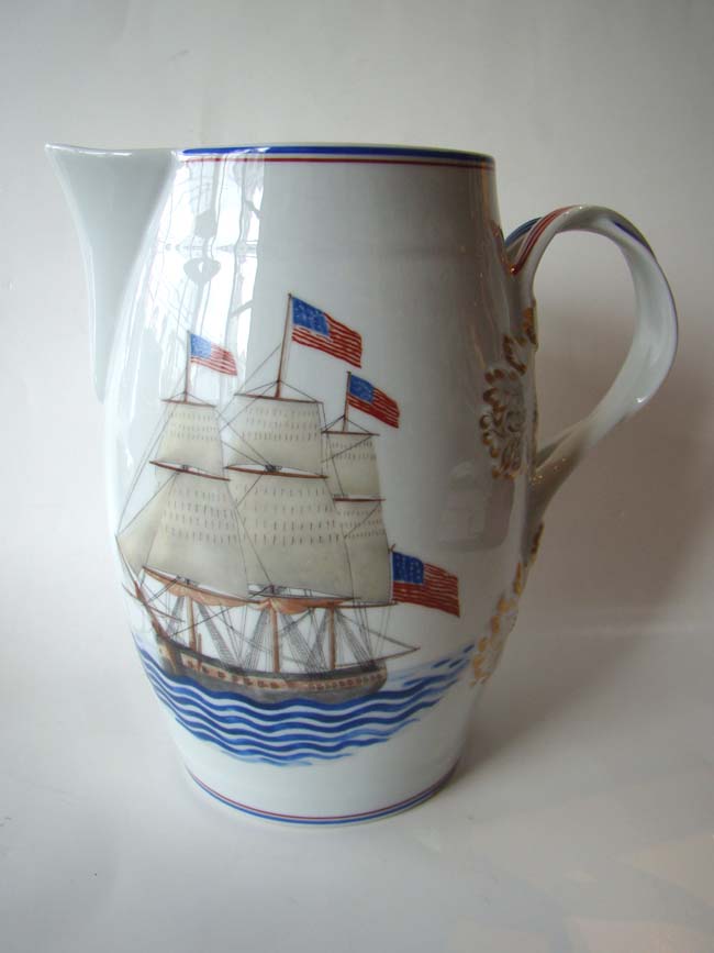 Chinese Export "style" cider jug made by Mottahedeh circa 1970