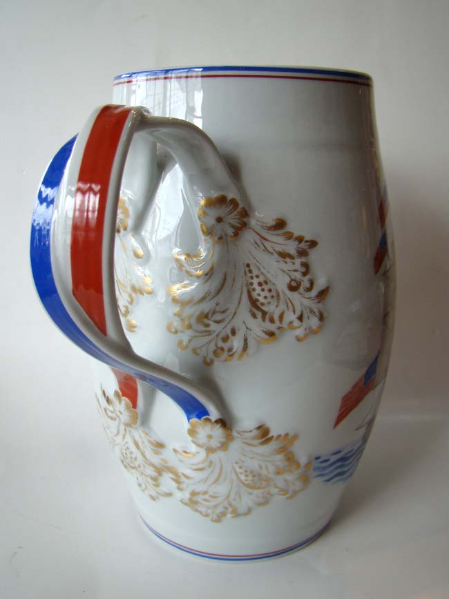 Chinese Export "style" cider jug made by Mottahedeh circa 1970 — image 2