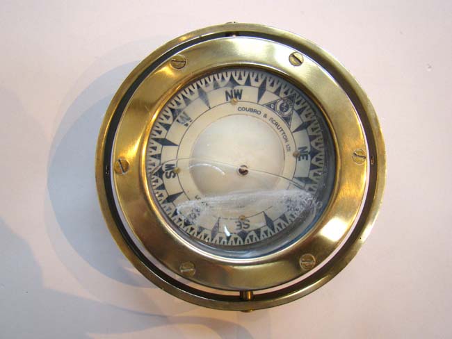 A vintage circa 1920-1940 Yacht Binnacle made by "Sestral-Henry Browne & Son, Essex, England" — image 5