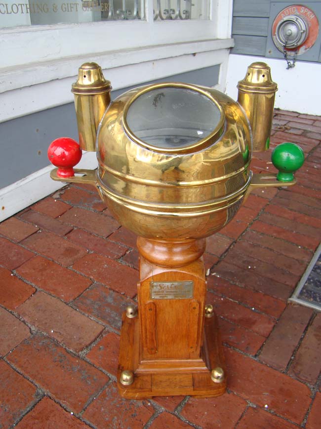 A vintage circa 1920-1940 Yacht Binnacle made by "Sestral-Henry Browne & Son, Essex, England"