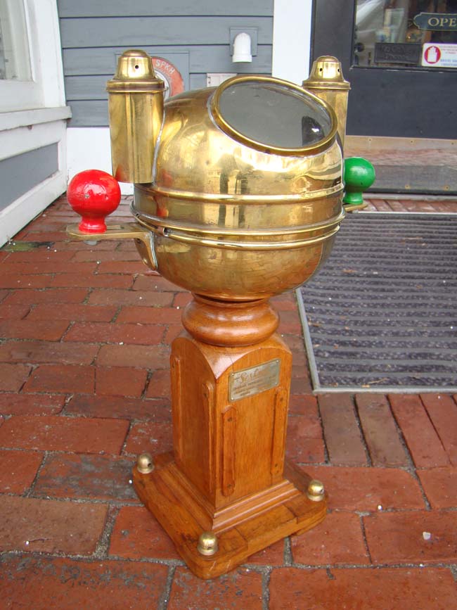 A vintage circa 1920-1940 Yacht Binnacle made by "Sestral-Henry Browne & Son, Essex, England" — image 2