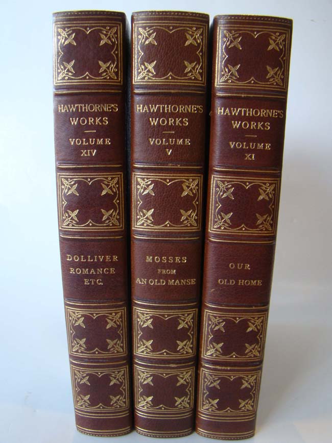 The Works of Nathaniel Hawthorne, the large paper edition, published by Houghton, Mifflin, Boston & New York, 1900.
