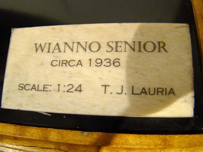 A fine scratch built model of a Wianno Senior circa 1936 made by Cape Cod model boat builder tom Lauria — image 4