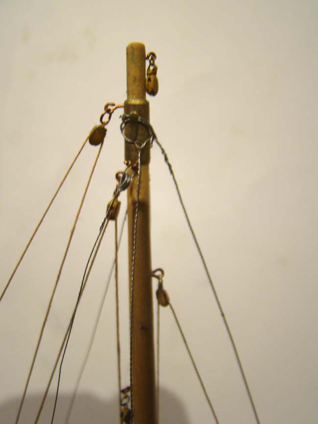 A fine scratch built model of a Wianno Senior circa 1936 made by Cape Cod model boat builder tom Lauria — image 5