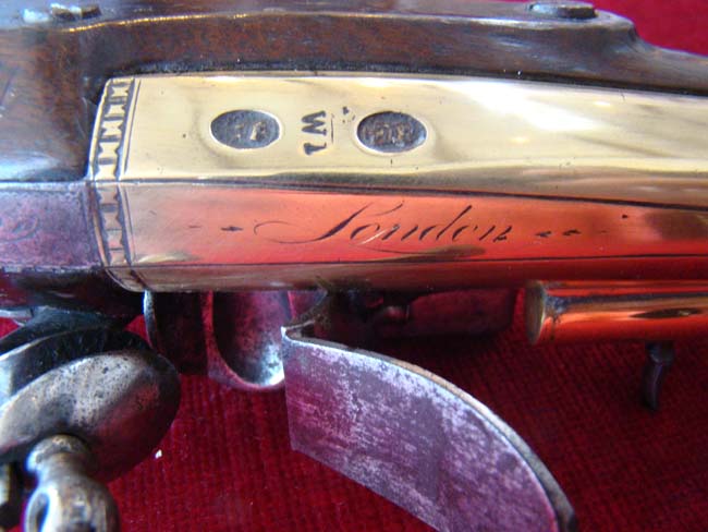 A fine brass barreled coaching flintlock blunderbuss by Durs Egg circa 1780-1790 — image 6