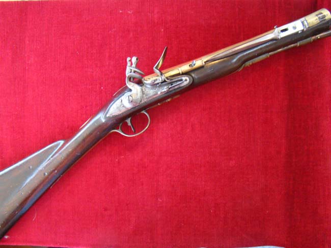 A fine brass barreled coaching flintlock blunderbuss by Durs Egg circa 1780-1790