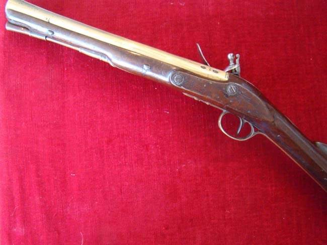 A fine brass barreled coaching flintlock blunderbuss by Durs Egg circa 1780-1790 — image 3