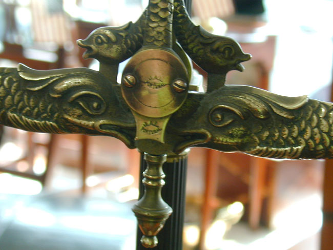 Wonderful set of 19th Century Nautical Motif Brass Scales — image 3