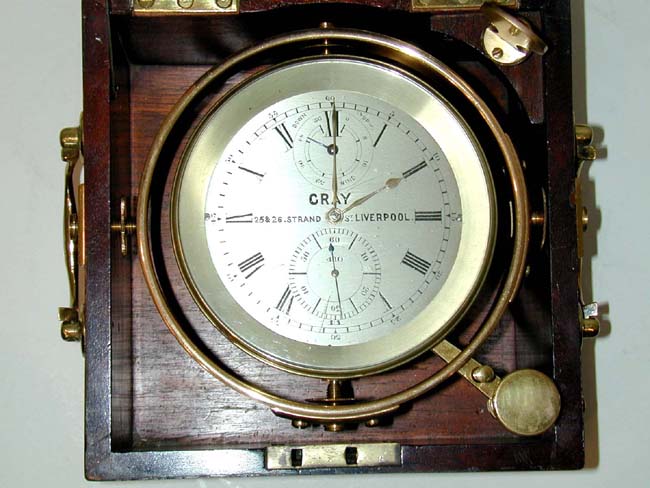 A 19th Century Marine Chronometer signed 'John Gray of Liverpool' circa 1855 — image 3