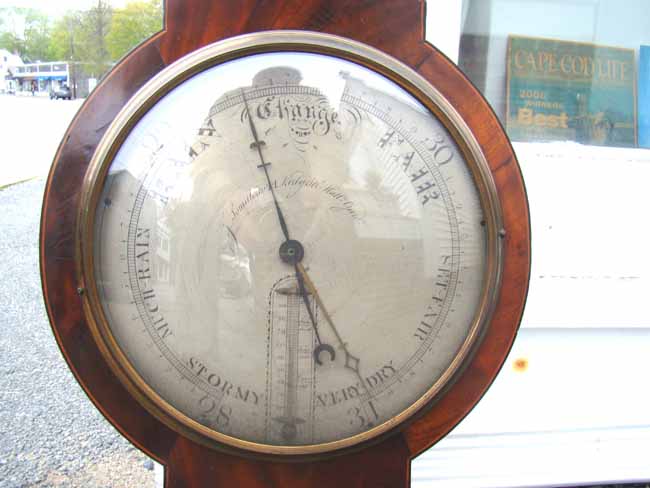 An exceptionally fine early 19th century English wheel barometer made by Joseph Somalvico circa 1835 — image 4