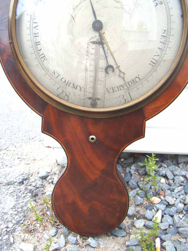 An exceptionally fine early 19th century English wheel barometer made by Joseph Somalvico circa 1835 — image 2