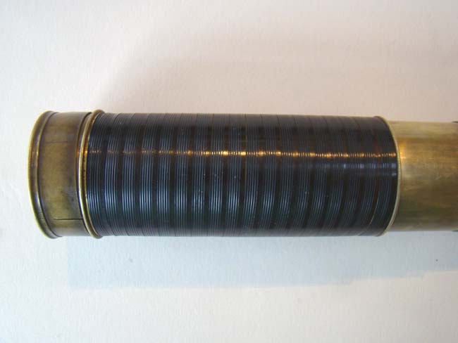 A fine 19th century 8 draw telescope with baleen wrapped barrel circa 1840 — image 2