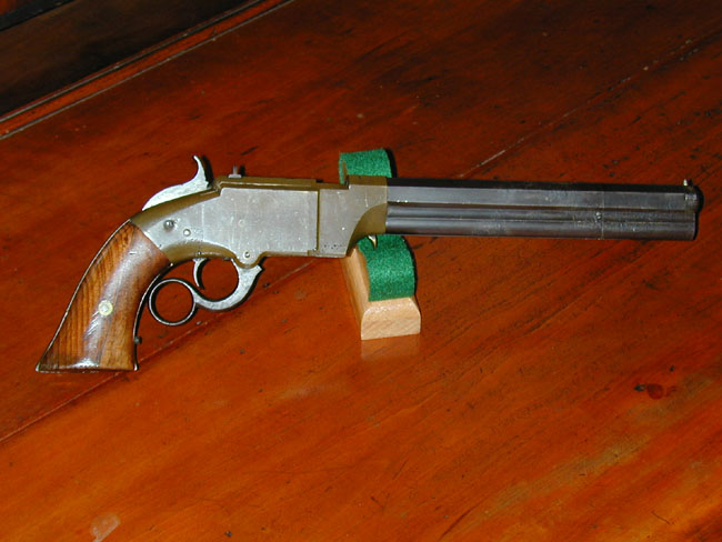 Rare 'Volvanic' Lever Action Navy Pistol with 8" Barrell circa 1854
