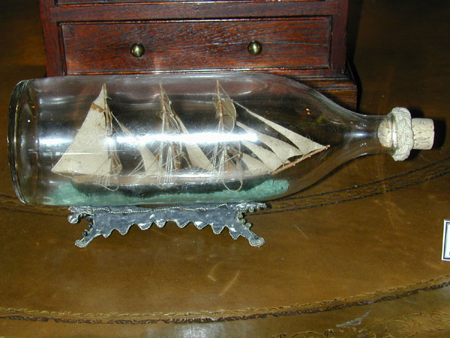 A Good Early 20th Century Ship in a Bottle