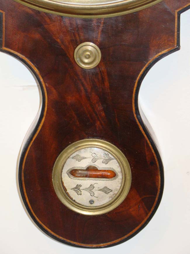 A fine English mahogany wheel barometer with 10" dial by Joseph Somalvico circa 1835 — image 3