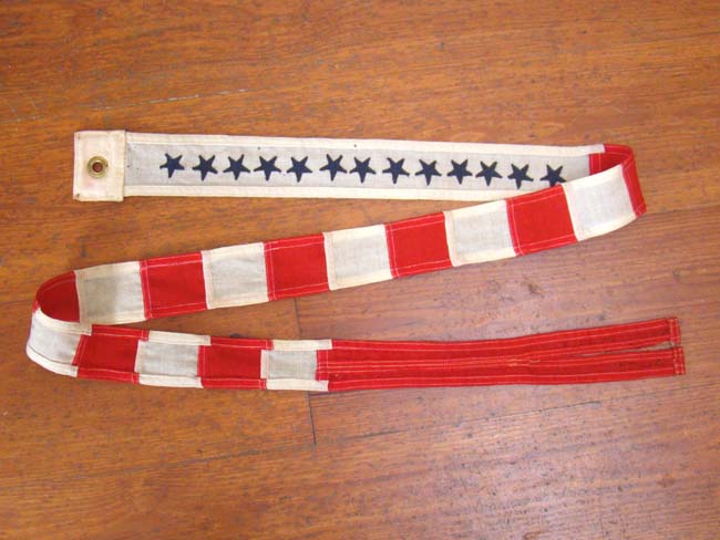 An exceptionally fine World War II United States Coast Guard Commissioning Pennant circa 1943