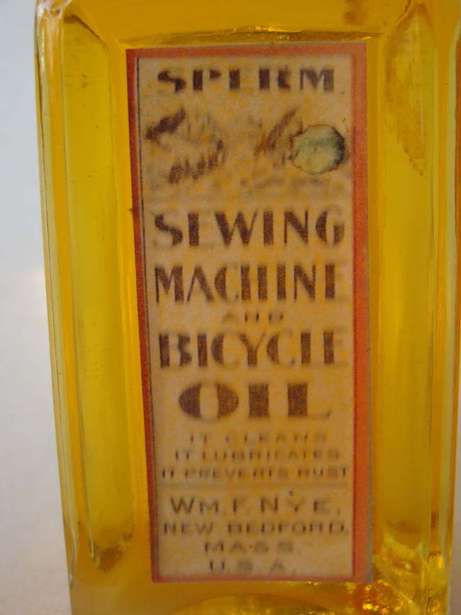 A fine bottle of SPERM WHALE OIL distributed by the William F. Nye Company of New Bedford, MA. — image 2