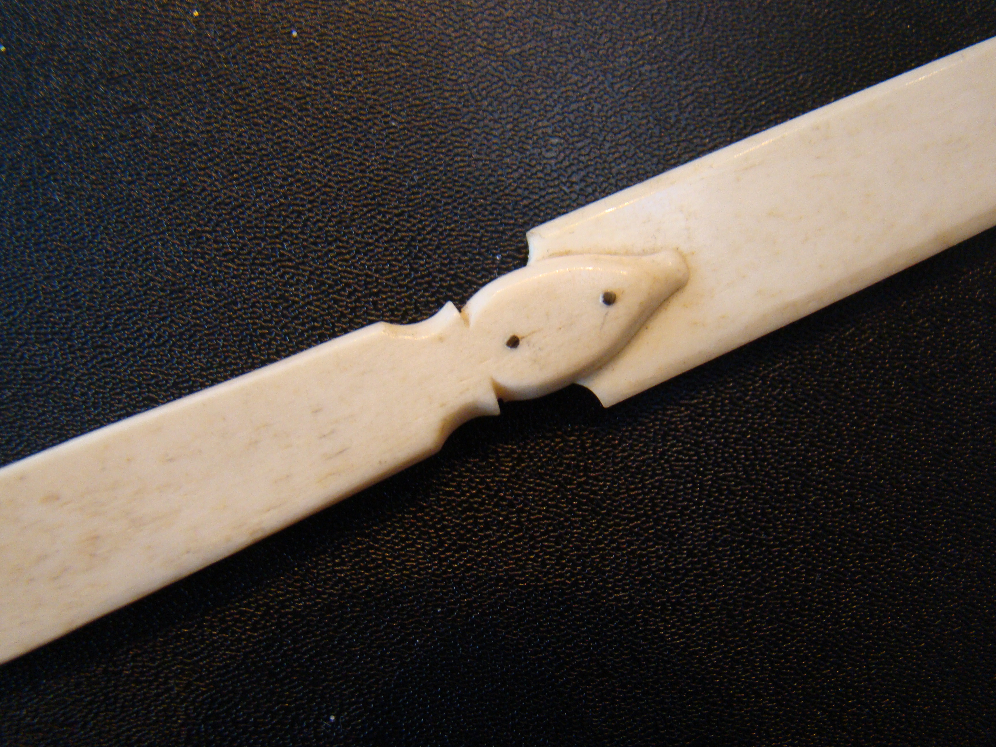 A beautiful 19th century whalebone letter opener — image 2
