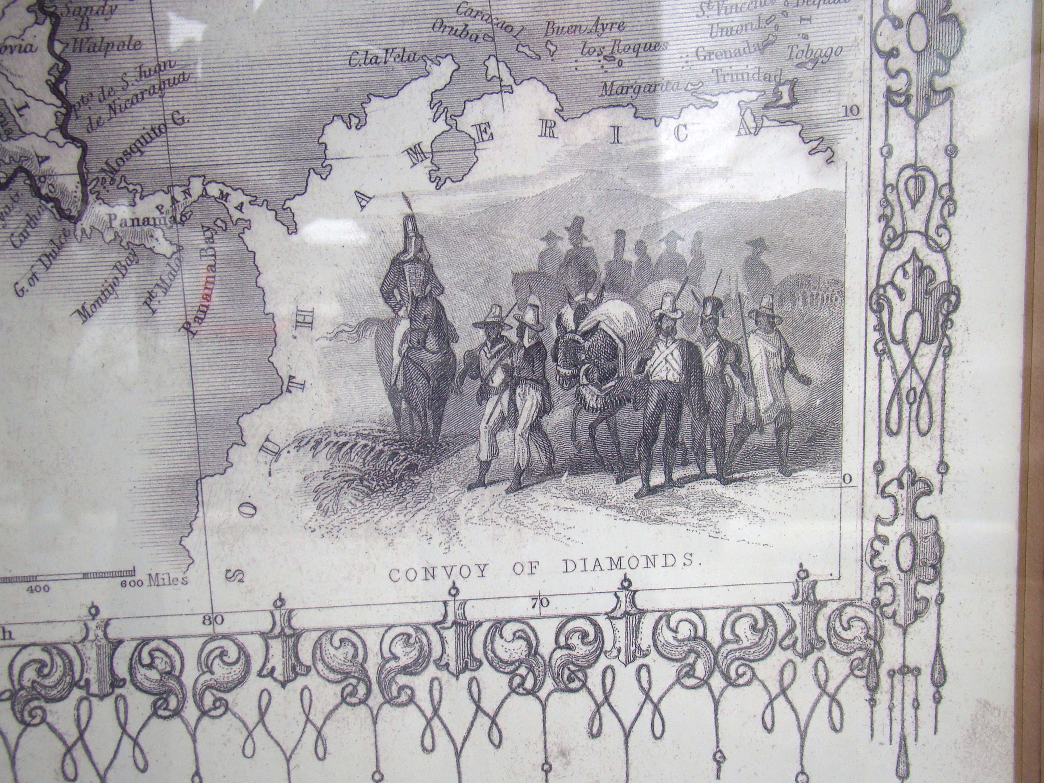A fine reprint of the famous Map of North America drawn and engraved by John Rapkin in 1851 — image 4