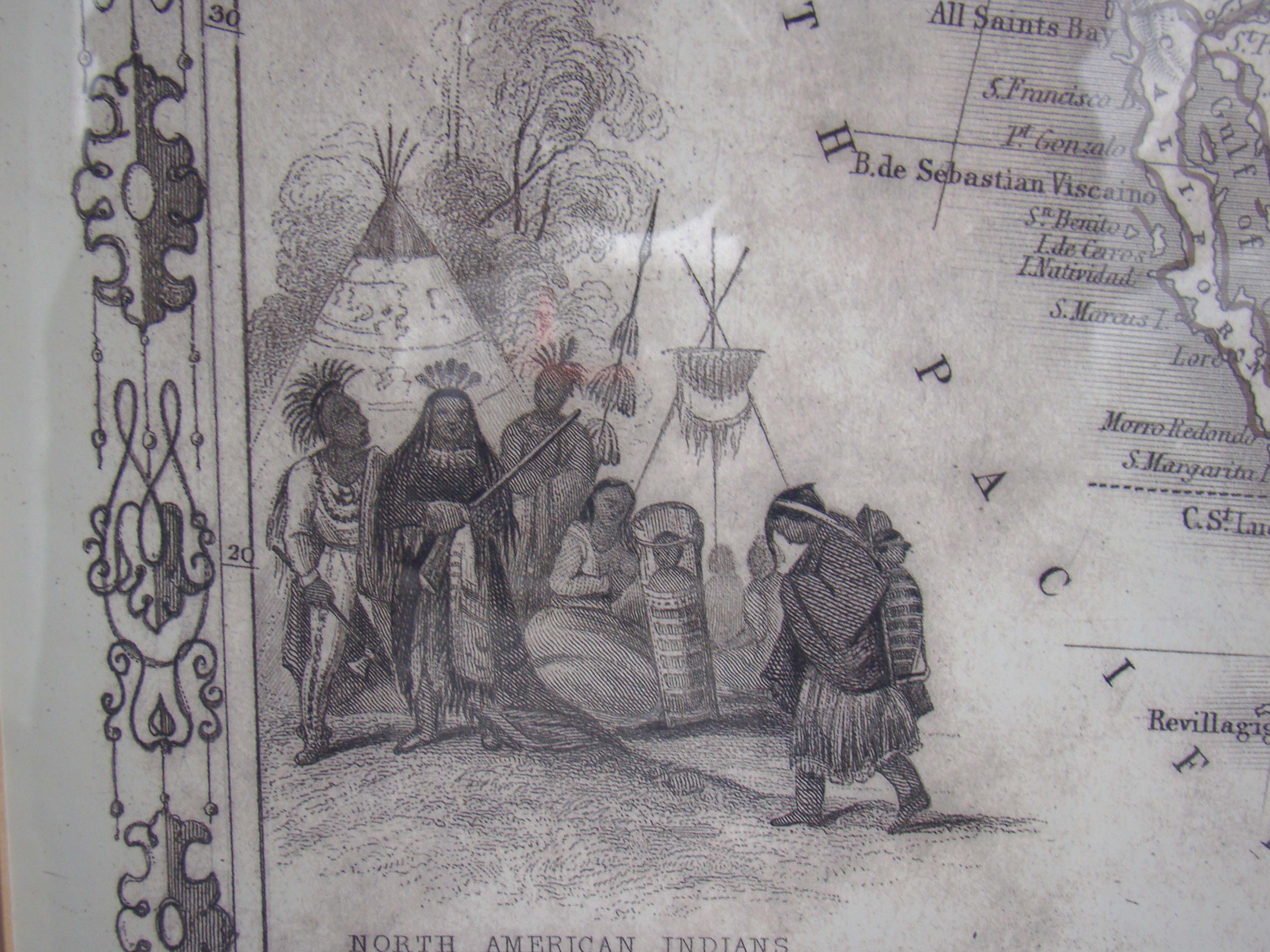 A fine reprint of the famous Map of North America drawn and engraved by John Rapkin in 1851 — image 5