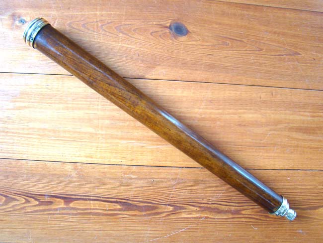 An exceptionally fine Revolutionary War period Ship Captain's single-draw telescope circa 1775