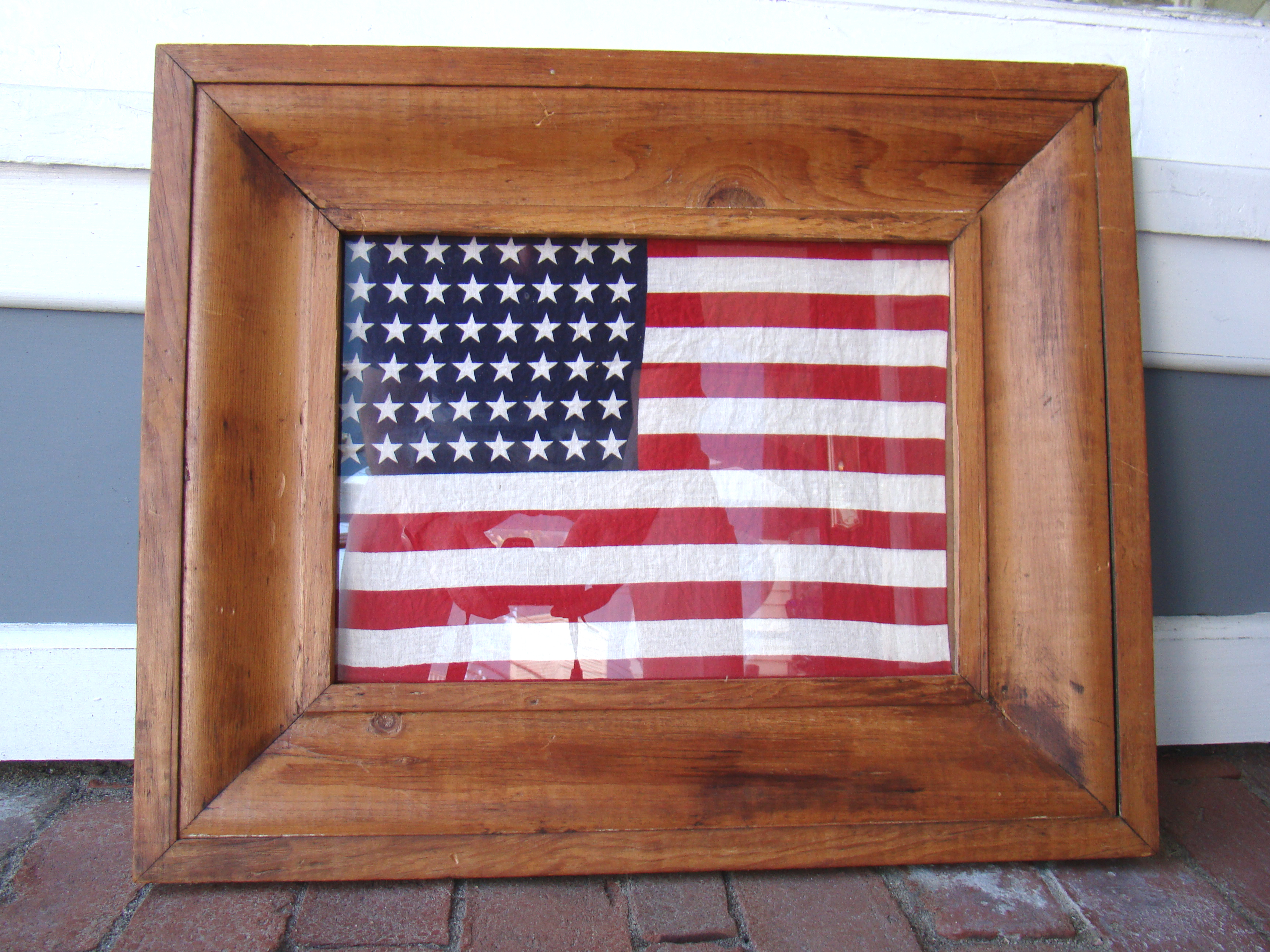An attractive vintage 48 Star American Flag officially used between 1912-1959