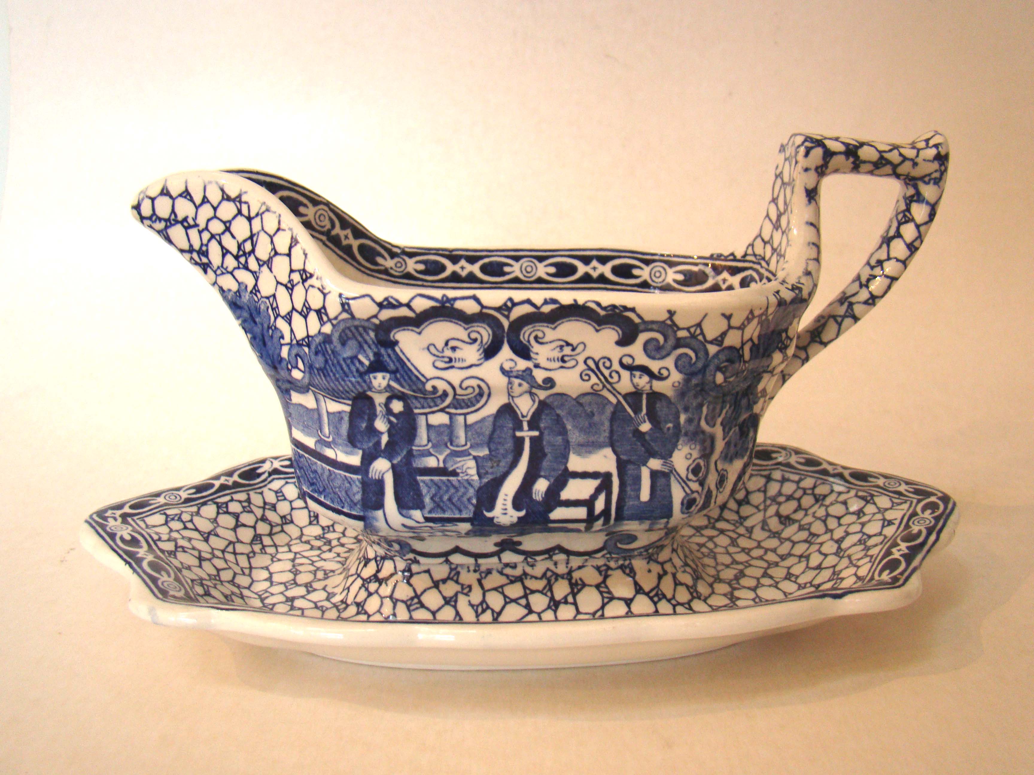 A fine Chinese Bird dinner service by William Adams based on a set first made in 1780 — image 5