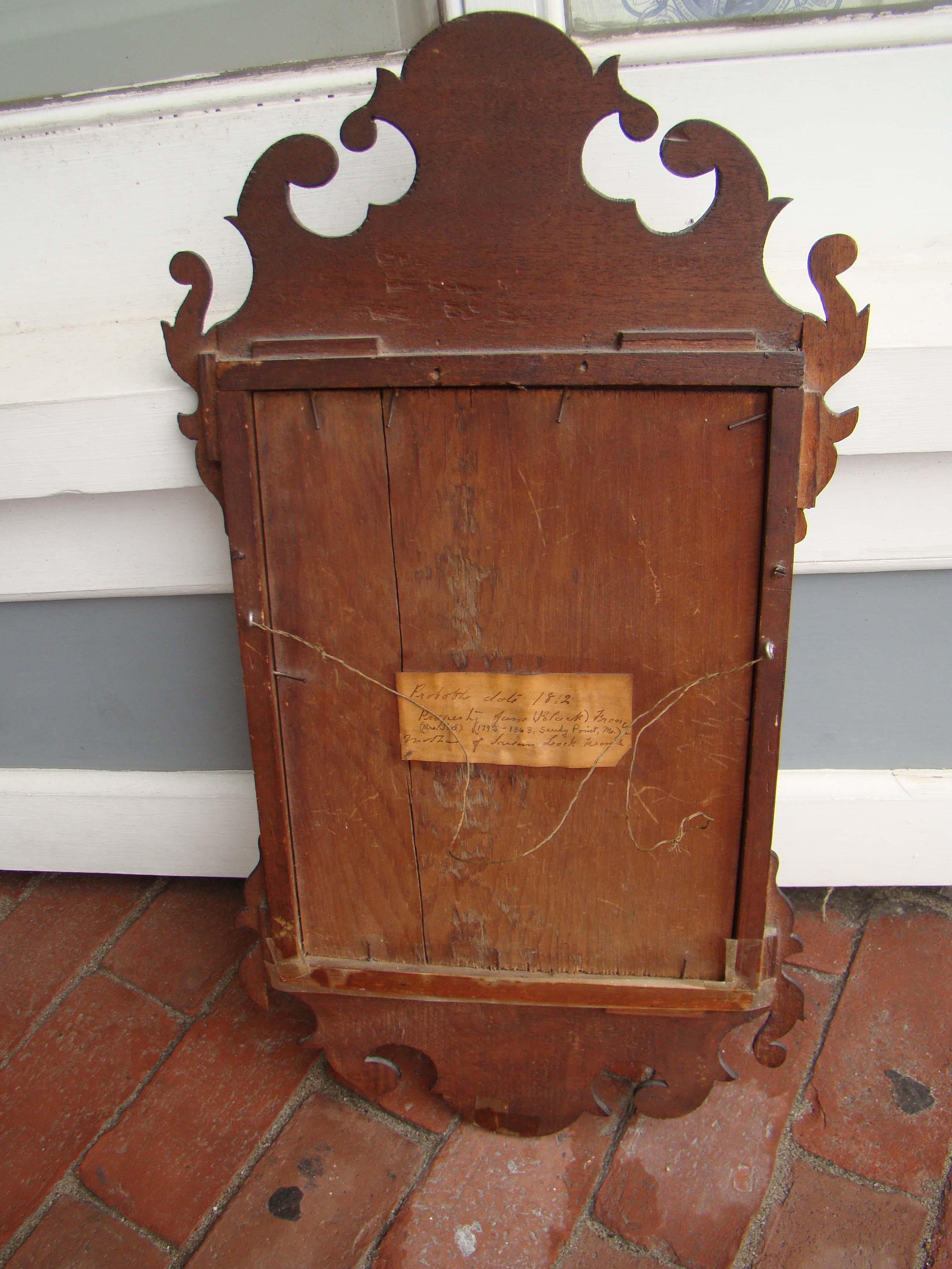 A fine historic American Chippendale style mirror circa 1790 — image 2
