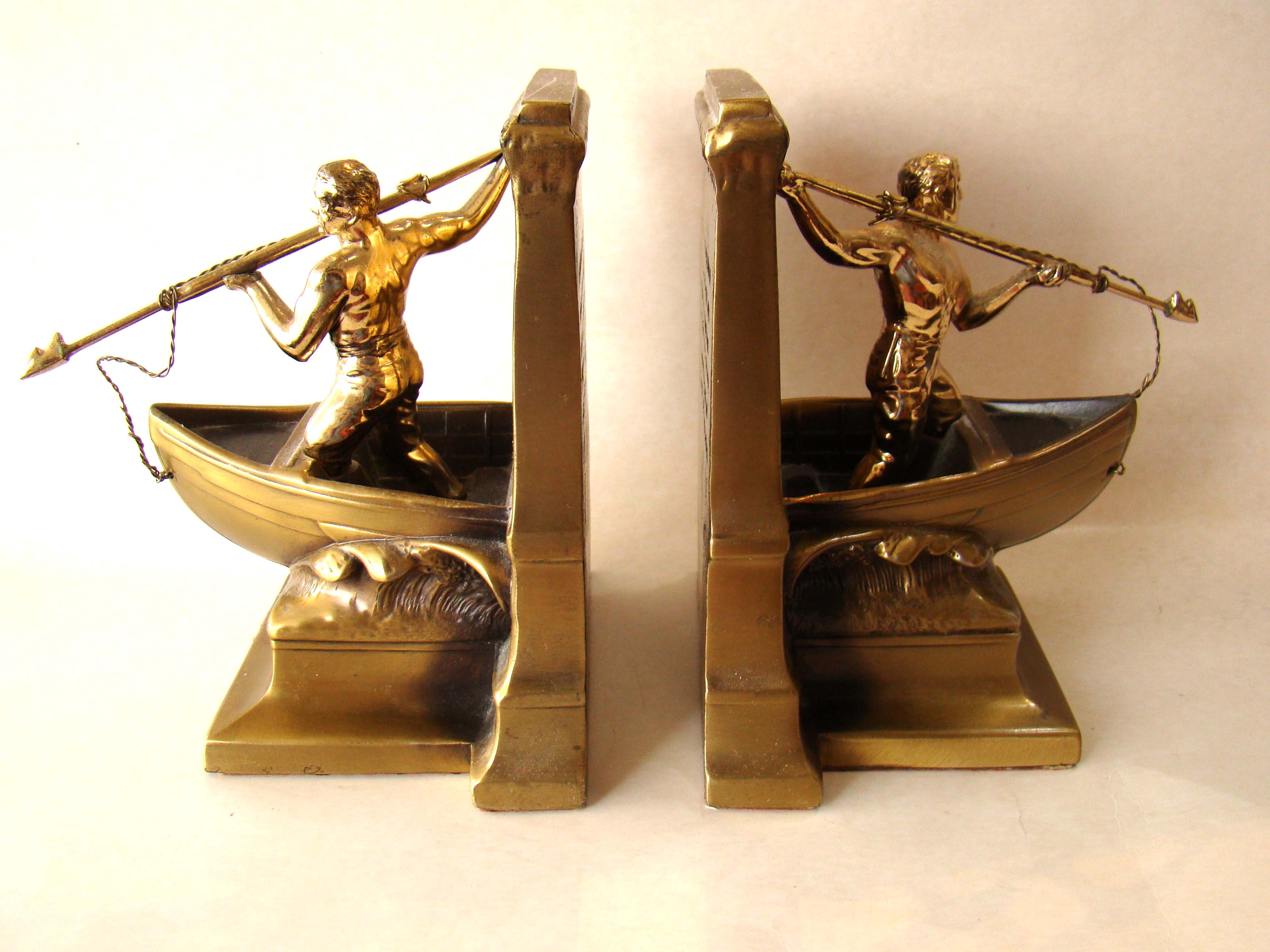 A fine pair of New Bedford Whaling bookends — image 2