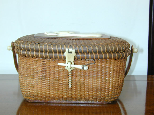 Magnificent Nantucket 'Friendship' Basket made by Jose Formosa Reyes Circa 1950 — image 2