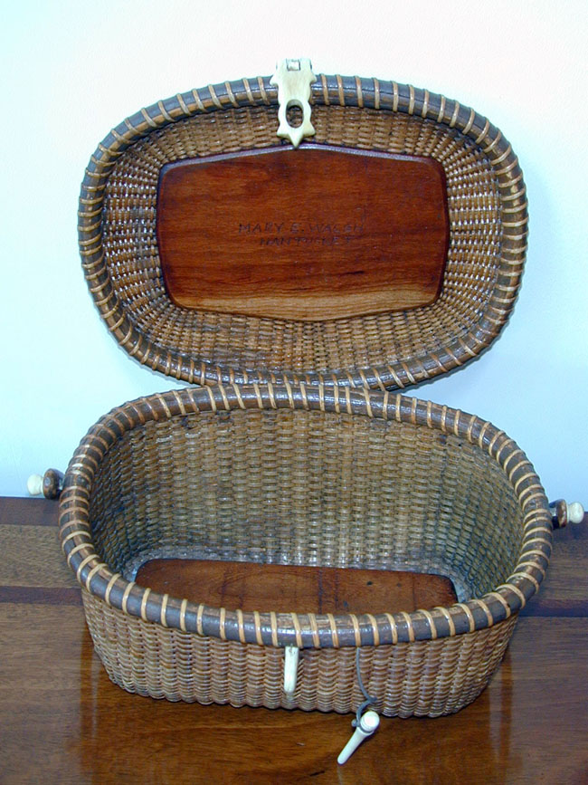 Magnificent Nantucket 'Friendship' Basket made by Jose Formosa Reyes Circa 1950 — image 5