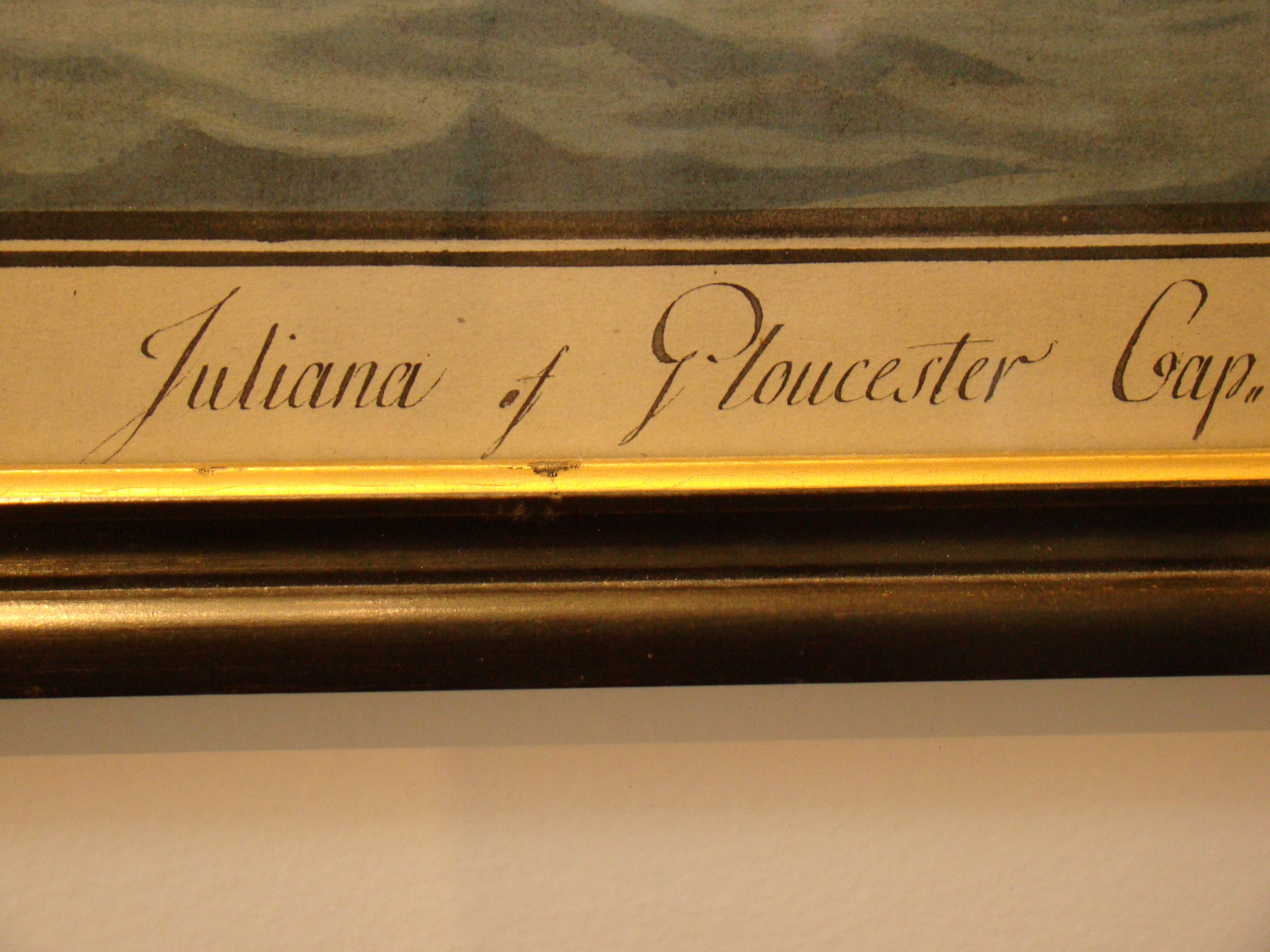 A fine reprint of the painting of the "Juliana of Gloucester" by Nicolas Cammilieri in 1807. — image 3