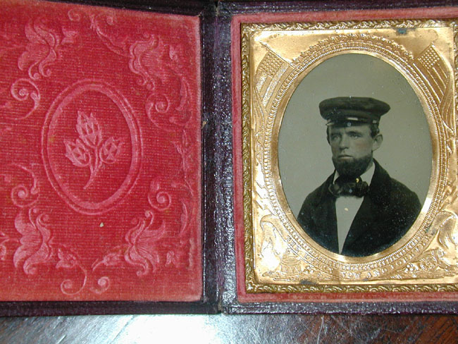 Rare Civil War Era Tintype of a River Boat Captain Circa 1863 — image 2