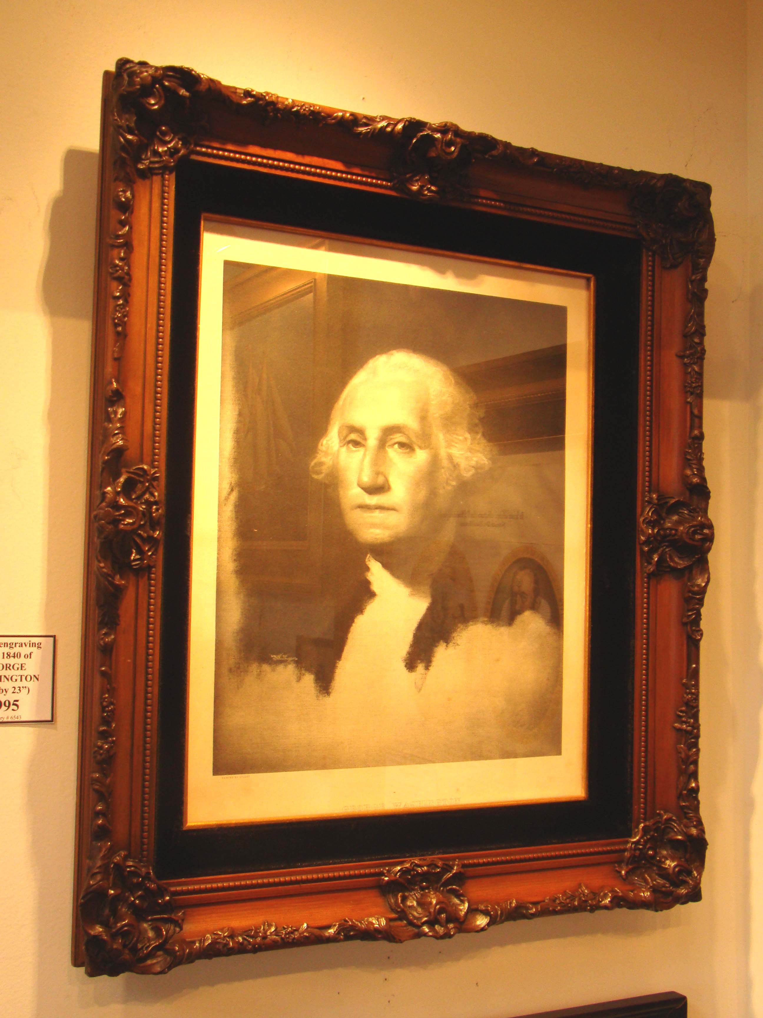 A fine print of George Washington done in 1901 — image 3