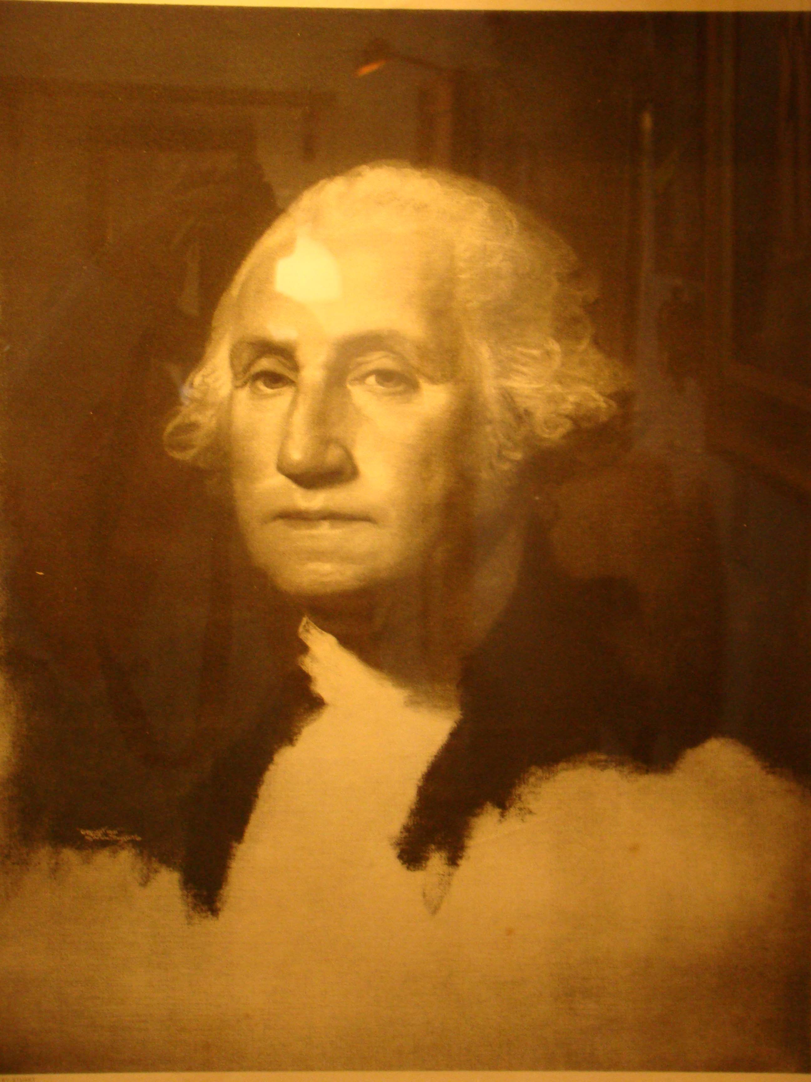 A fine print of George Washington done in 1901 — image 2