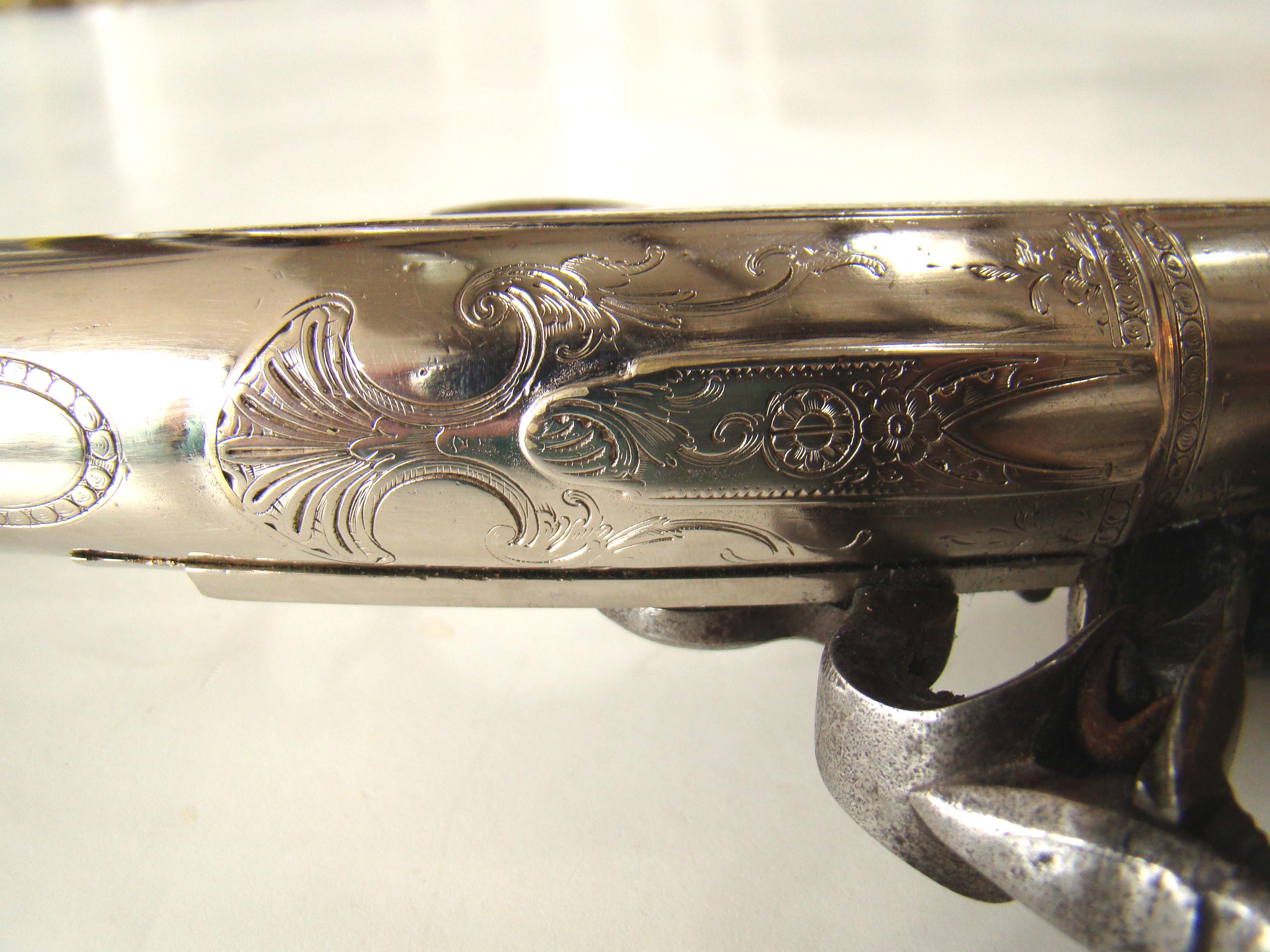 A fine and RARE 18th century combination flintlock pistol, blunderbuss and musket made by William Perry of London circa 1780 — image 2