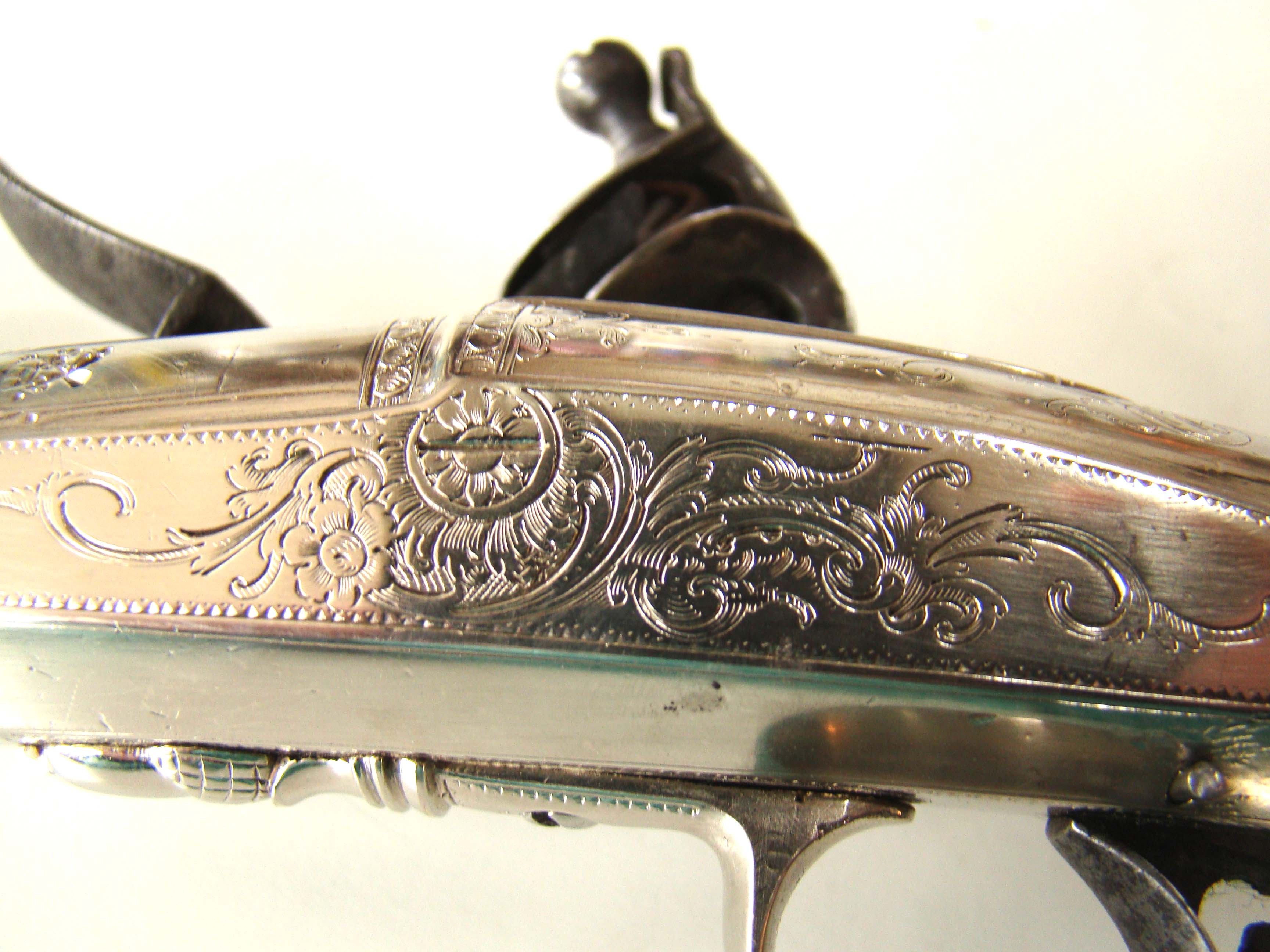 A fine and RARE 18th century combination flintlock pistol, blunderbuss and musket made by William Perry of London circa 1780 — image 5