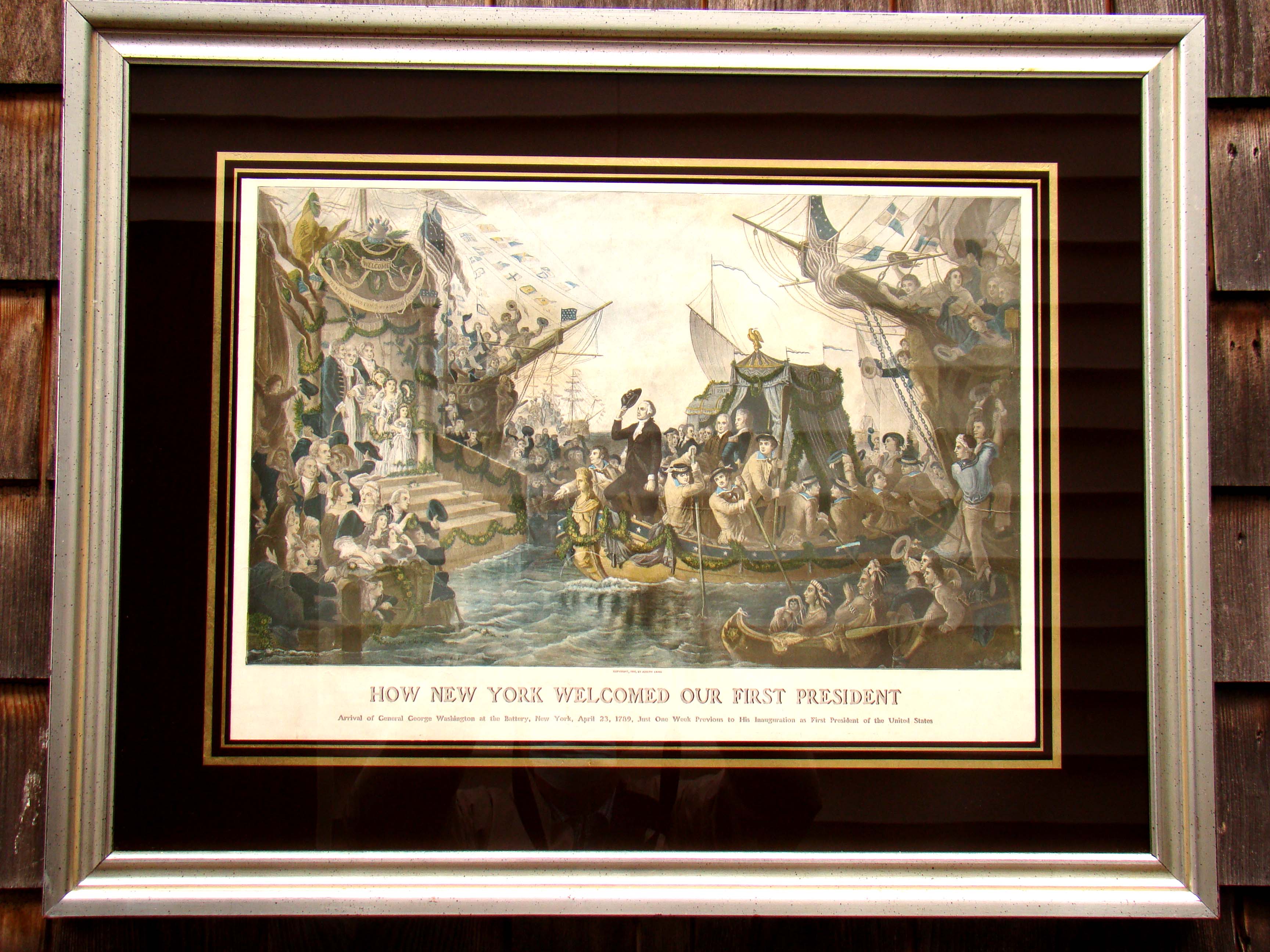 "How New York Welcomed Our first President" printed in 1888 — image 2