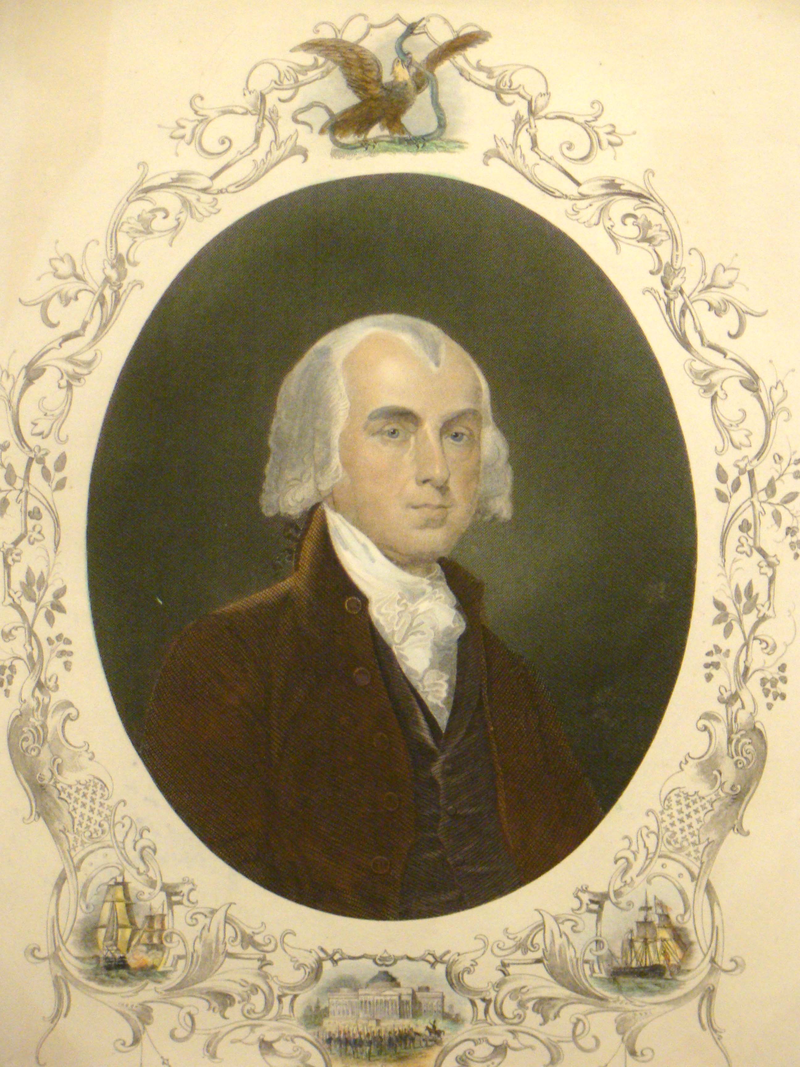 An HISTORICALLY IMPORTANT document signed by President James Madison on September 11, 1814 — image 4
