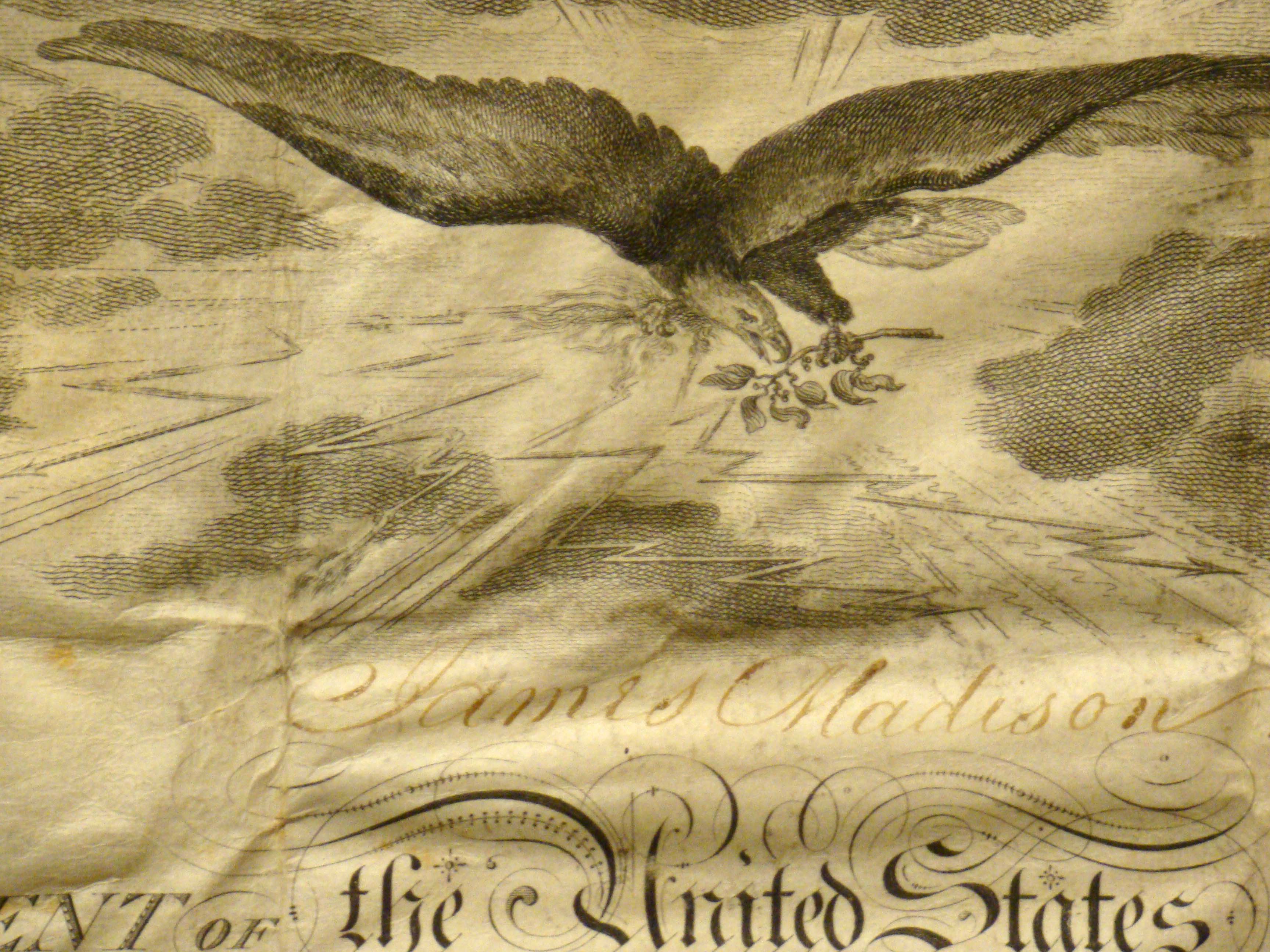 An HISTORICALLY IMPORTANT document signed by President James Madison on September 11, 1814 — image 6