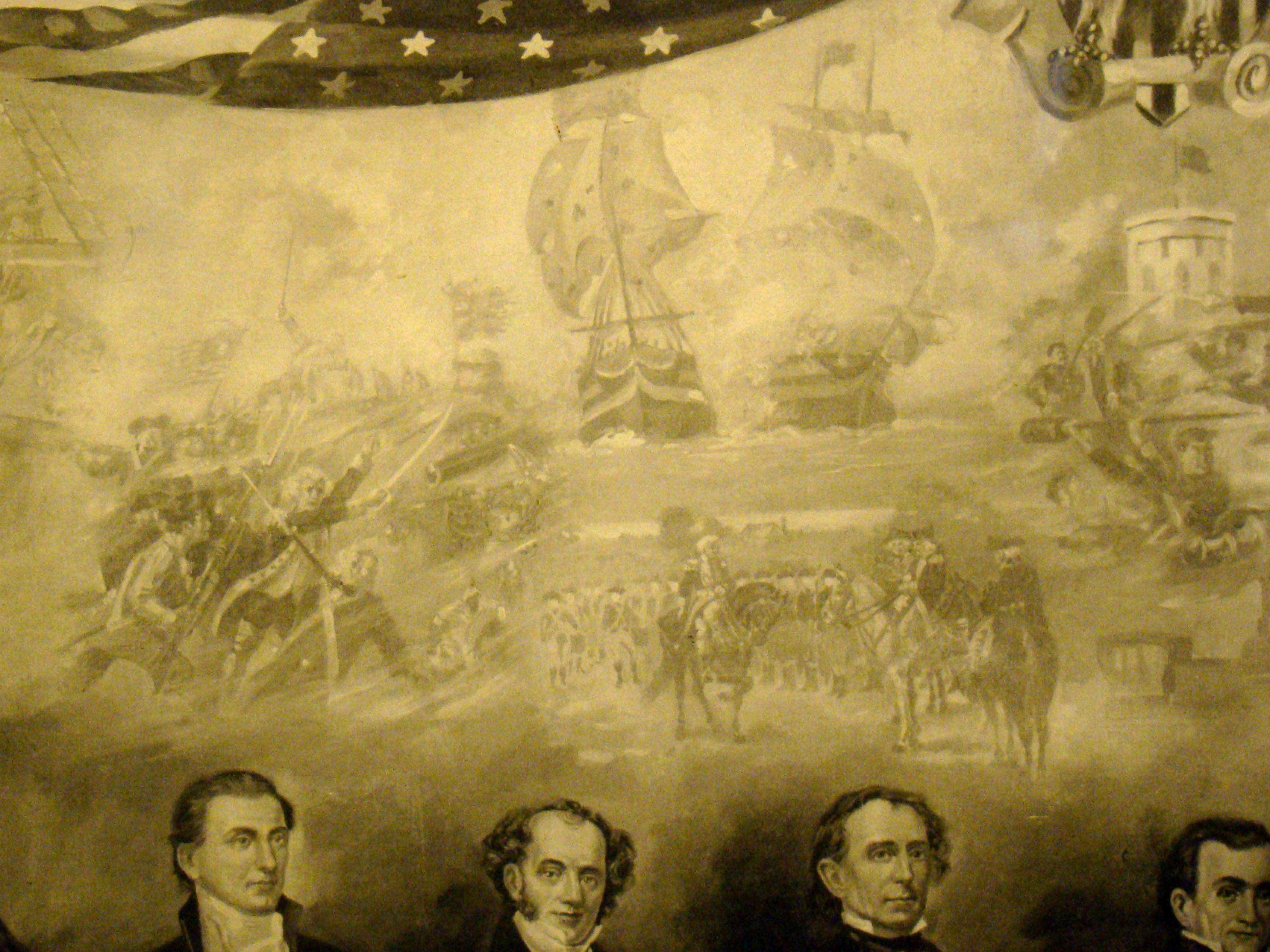 A patriotic lithograph featuring the Presidents of the United States printed in 1901 — image 2