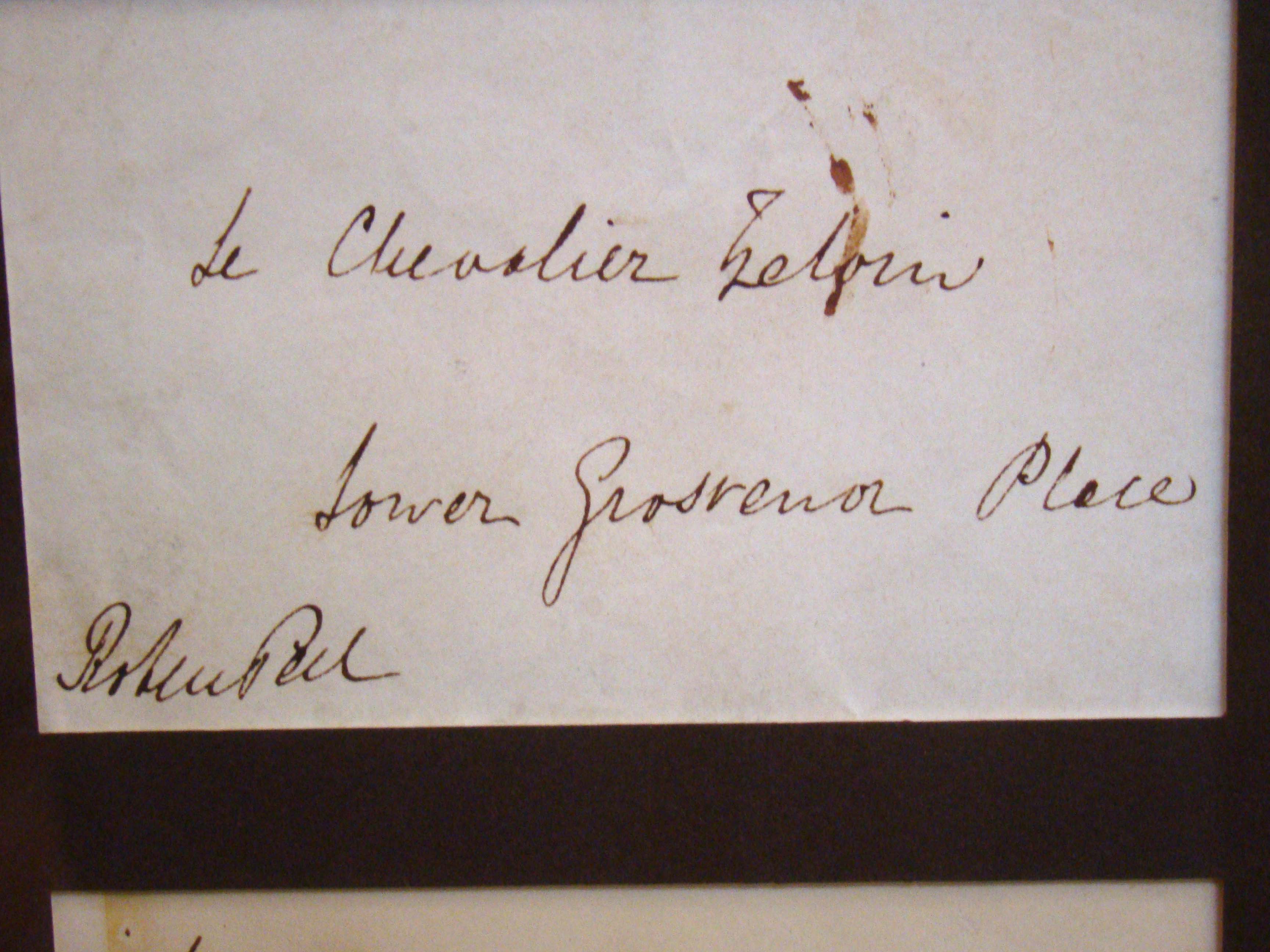 A letter signed on Jan.1, 1843 by Sir Robert Peel who served twice as Prime Minister of Great Britain under Queen Victoria. — image 2