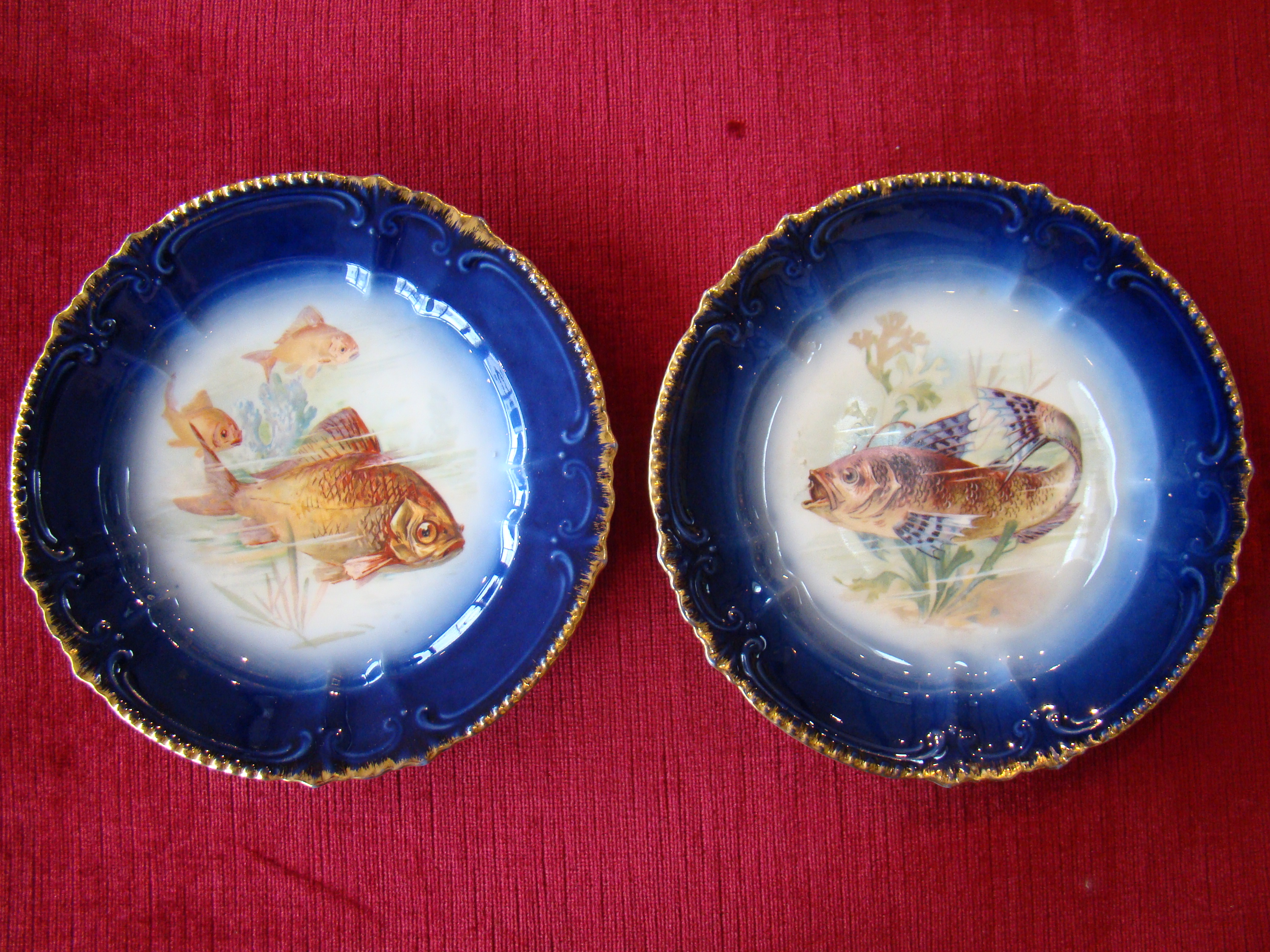 A spectacular and complete fish service for 12 made in Bavaria between 1890-1910 — image 4