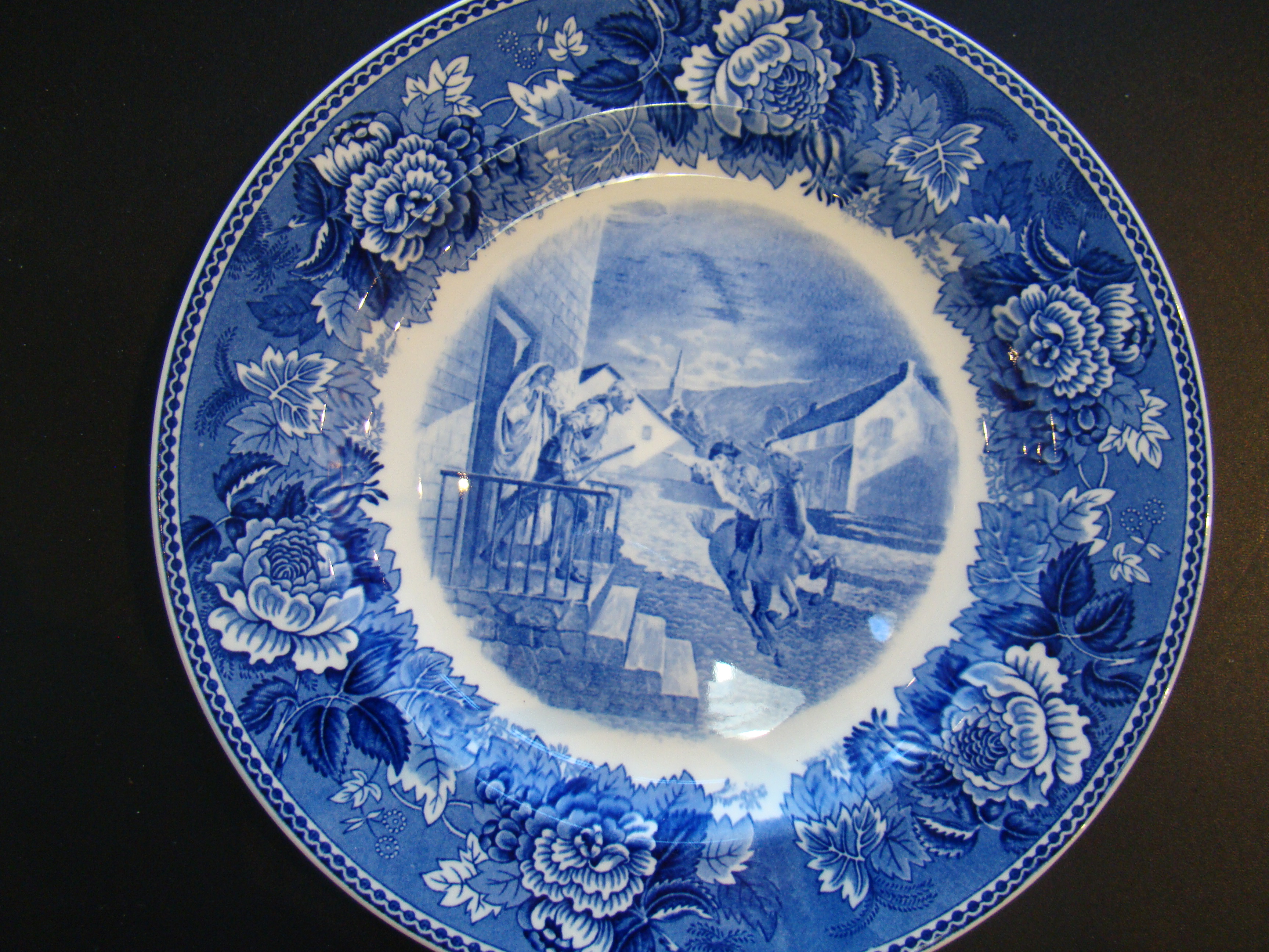 Six "Boston History" Commemorative plates made by Wedgwood and commissioned by Shreve, Crump & Low of Boston circa 1932 — image 2