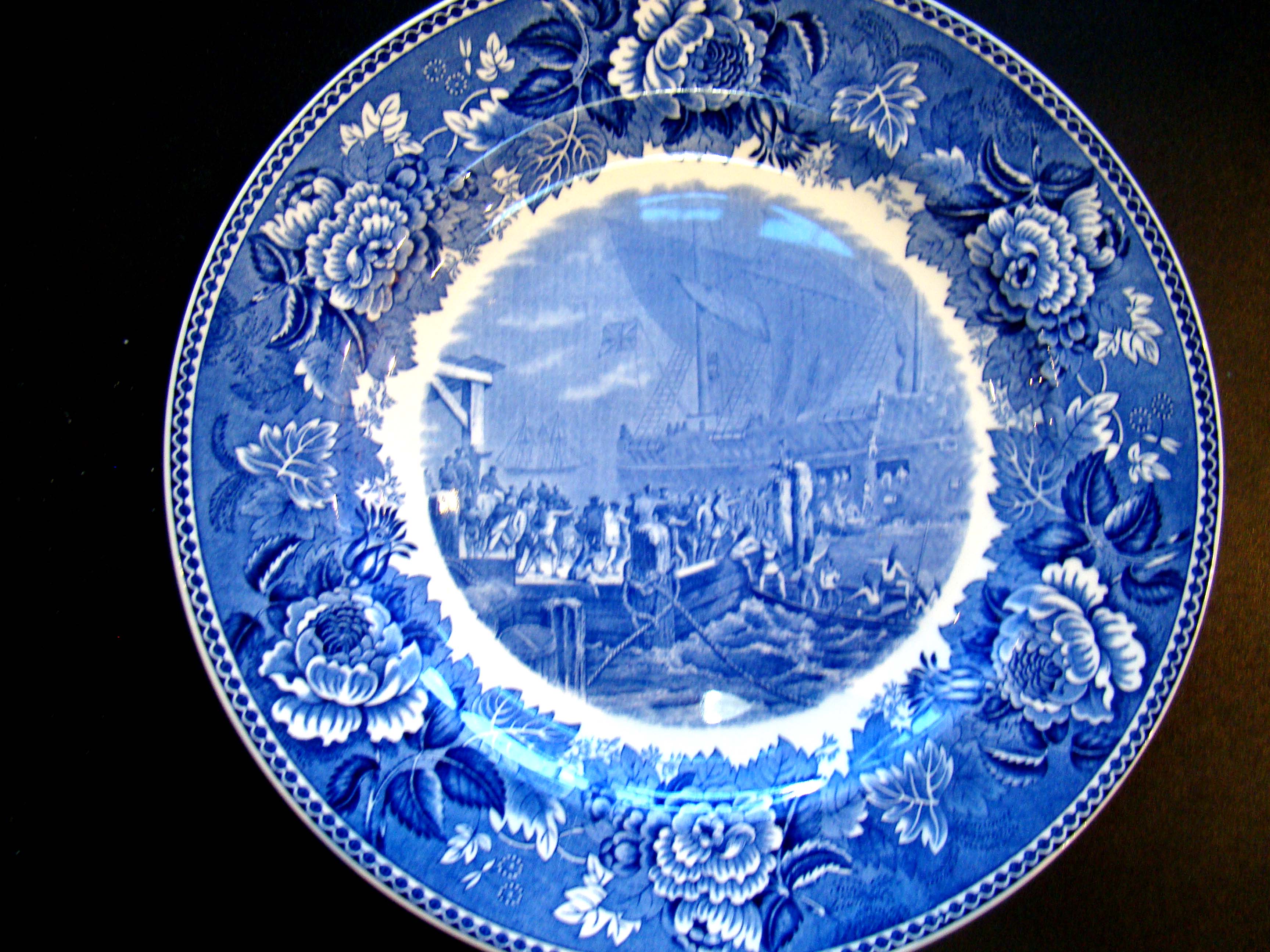 Six "Boston History" Commemorative plates made by Wedgwood and commissioned by Shreve, Crump & Low of Boston circa 1932 — image 6