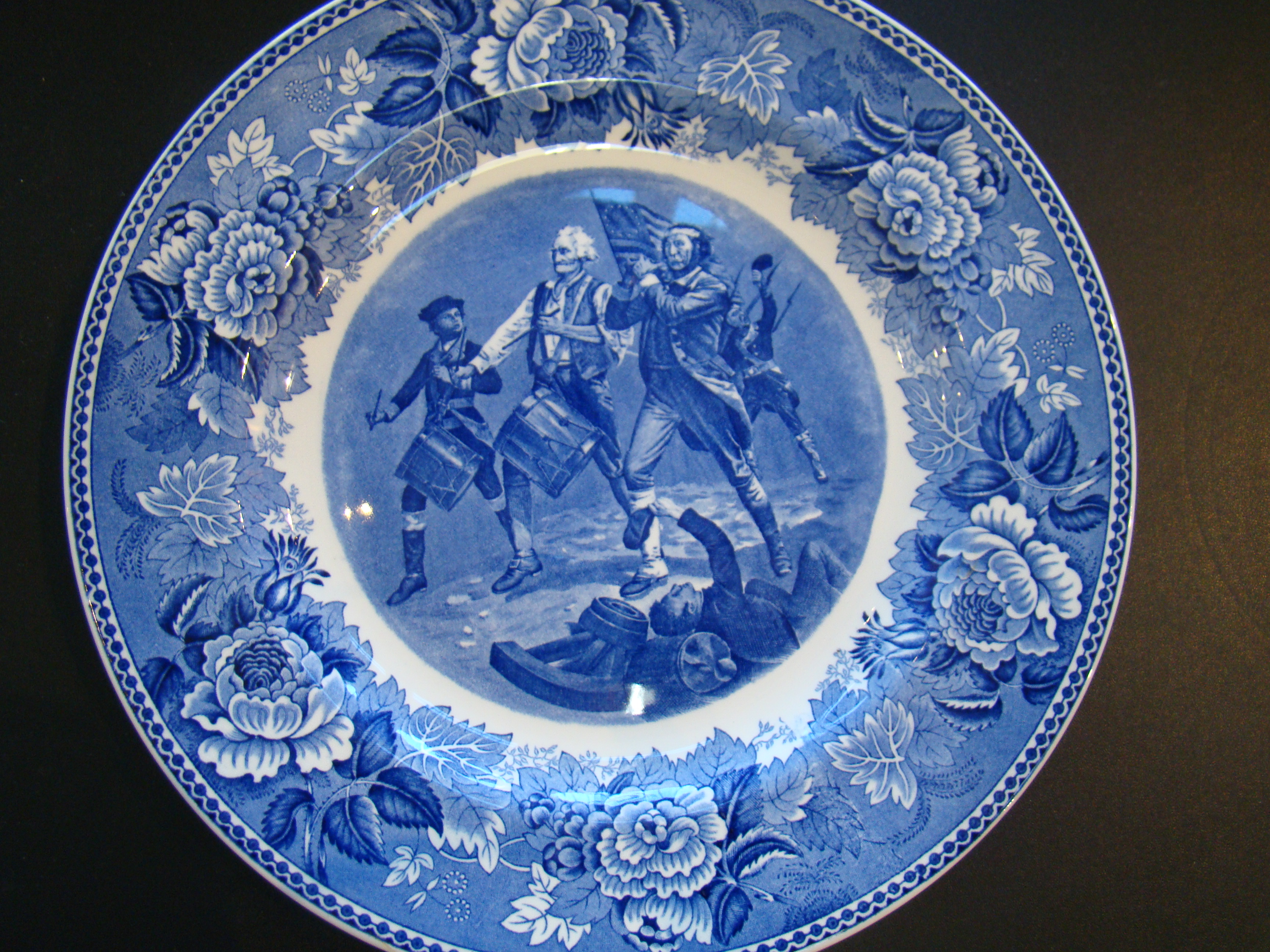 A group of six "Boston History" commemorative plates made by Wedgwood and commissioned by Shreve, Crump & Low of Boston circa 1932 — image 3