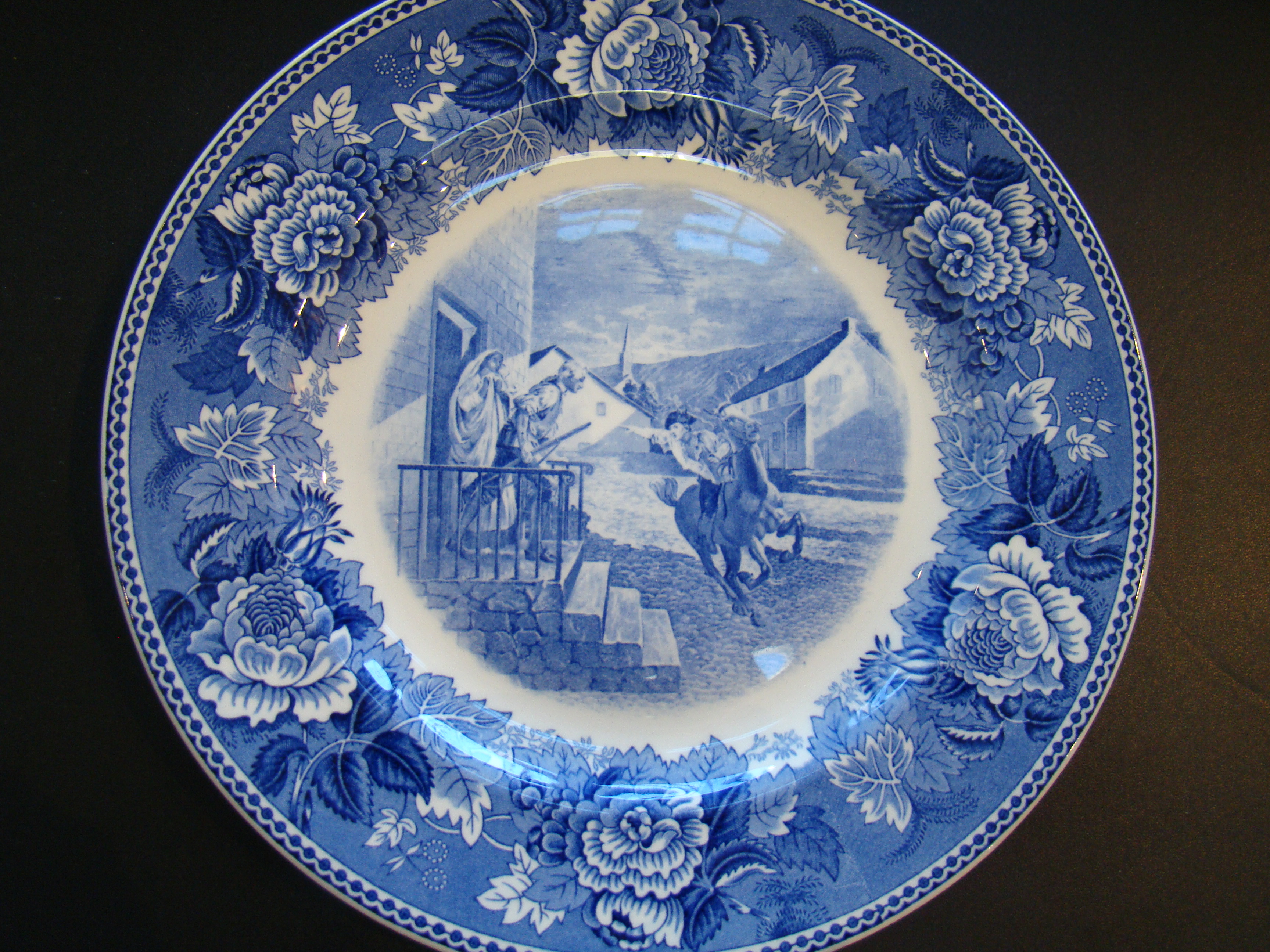 A group of six "Boston History" commemorative plates made by Wedgwood and commissioned by Shreve, Crump & Low of Boston circa 1932 — image 4