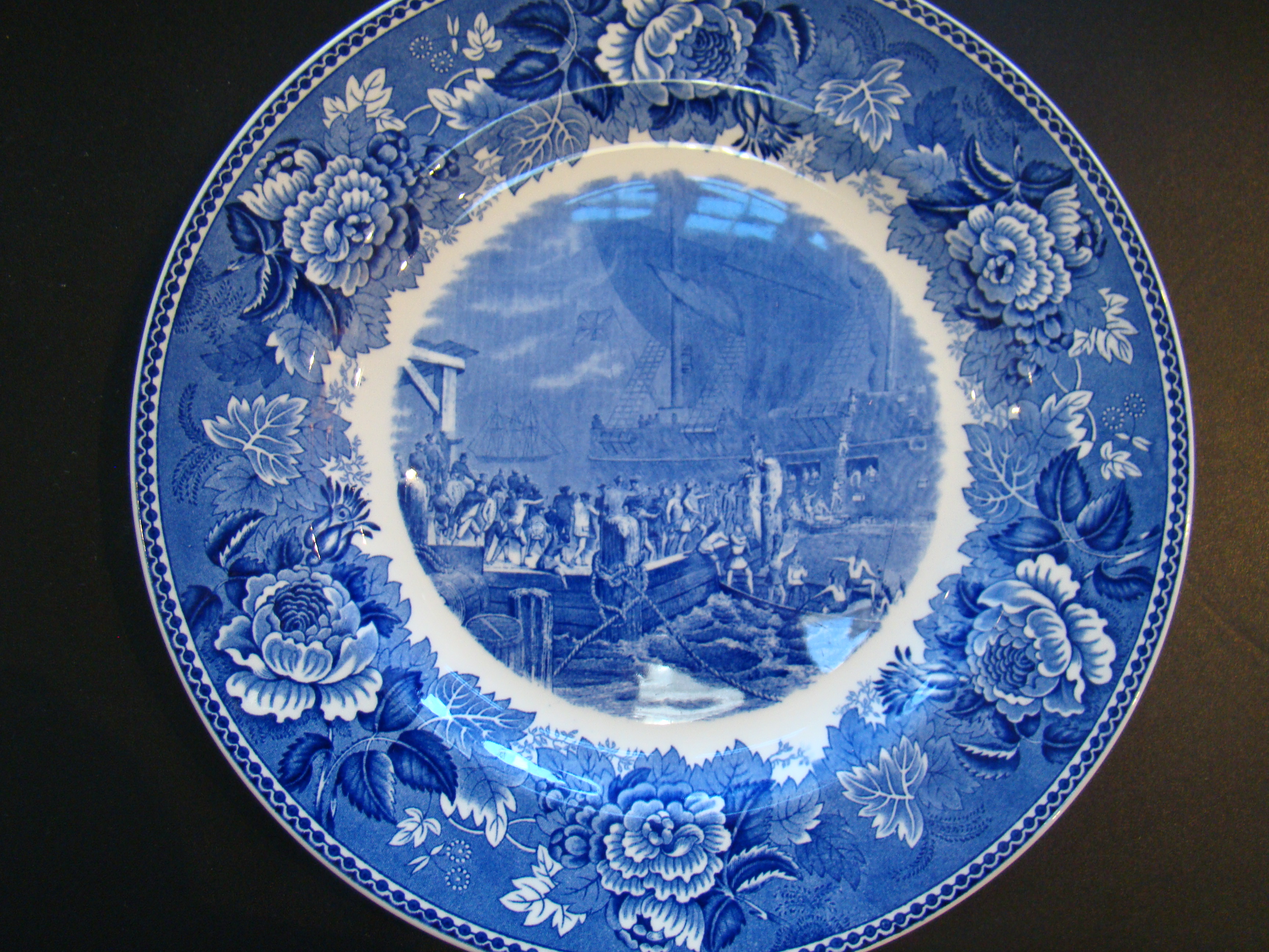 A group of six "Boston History" commemorative plates made by Wedgwood and commissioned by Shreve, Crump & Low of Boston circa 1932 — image 5