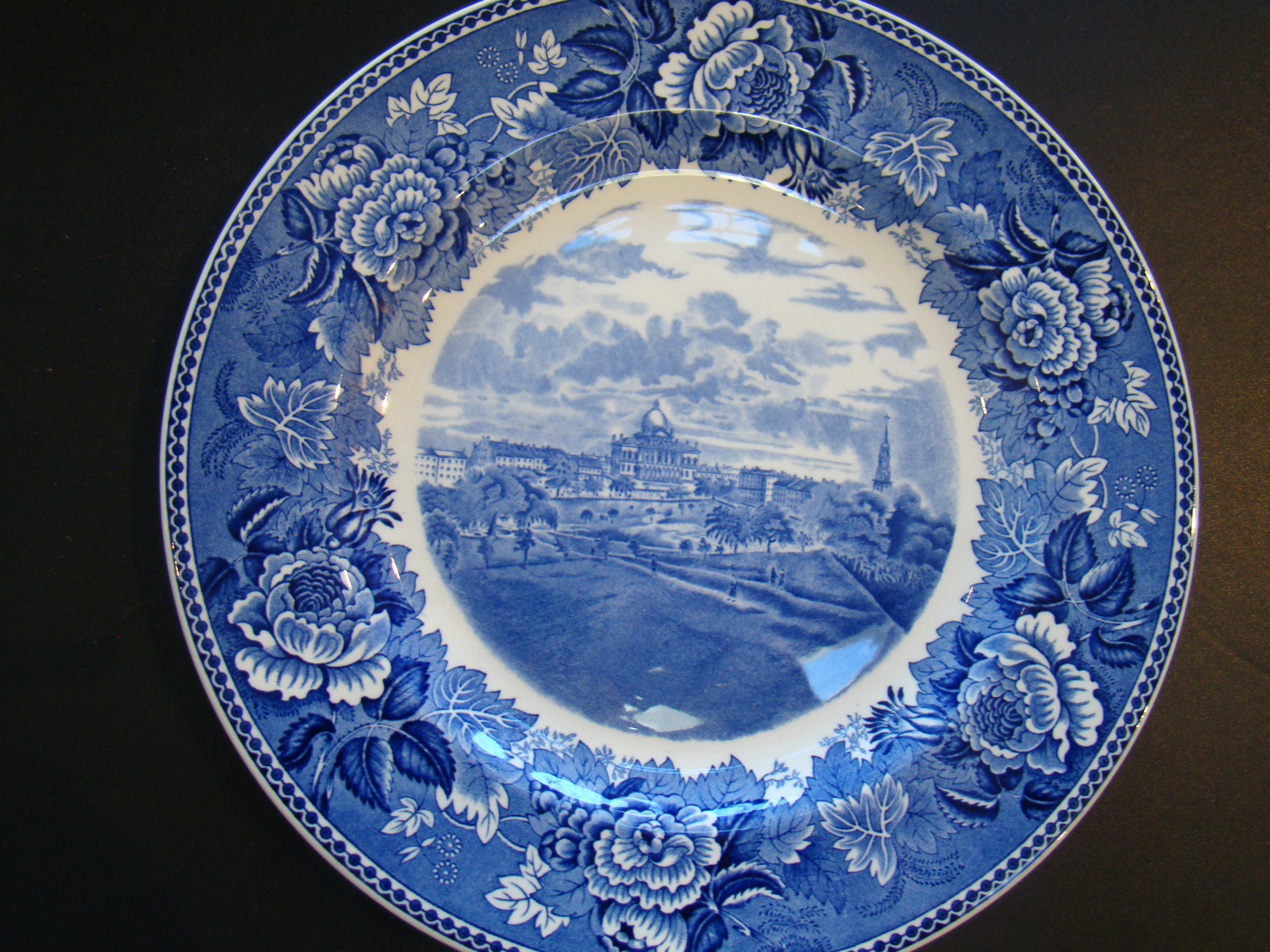 A group of six "Boston History" commemorative plates made by Wedgwood and commissioned by Shreve, Crump & Low of Boston circa 1932 — image 6
